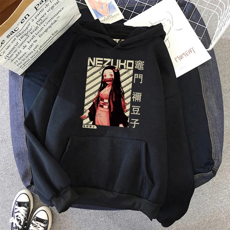 Y2k Japan Anime Women Sweatshirts Manga Plus Size Hoodie