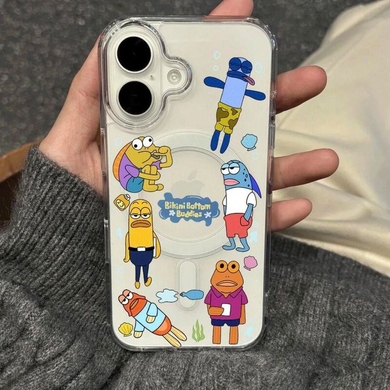 Beechburg Pedestrian Is Suitable for Apple 17Promax Mobile Phone Case Iphone16 Fun 15 Hard Shell 14 Magnetic Suction 12