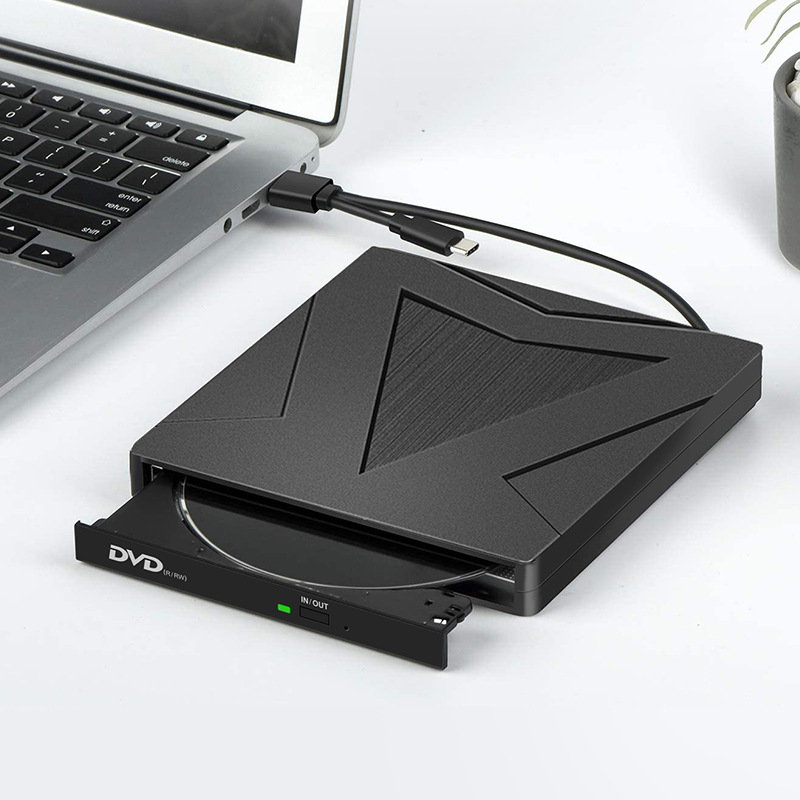 External optical drive USB3.0 DVD burner Type-C mobile external drive laptop notebook computer
