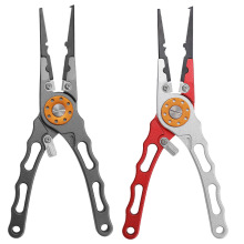 不锈钢铝合金路亚钳 垂钓户外渔具 钓鱼剪控鱼加长钳嘴开环钓鱼钳