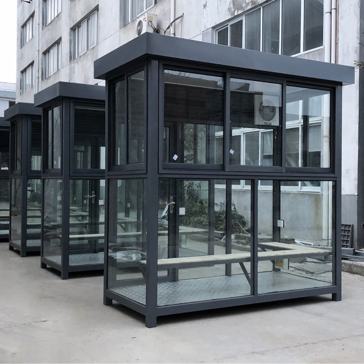 Estructura de acero al aire libre, pabellón para fumadores, sala de fumadores, área escénica, área de fumadores, pabellón de descanso, pabellón de fumadores público móvil