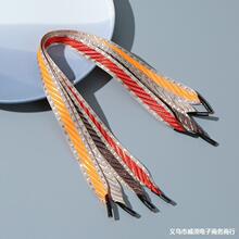 现货仿尼龙小斜纹现货手提袋绳织带 斜纹礼盒手提带2CM款X38CM长
