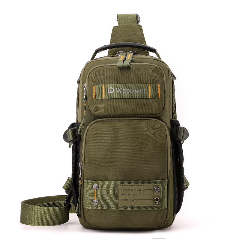 WEPOWER nueva moda para hombres bolso de pecho multifuncional mochila pequeña mochila al aire libre mochila de hombro