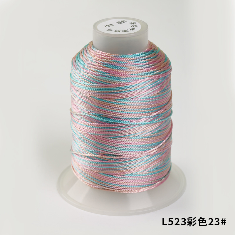 Nuevo dragón de 18 hebras de alambre teñido de 0,8 mm de grosor DIY pulsera collar tejido a mano multicolor opcional