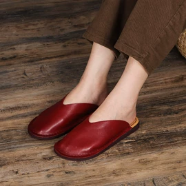 女式休闲单鞋;女式皮靴;平底拖鞋