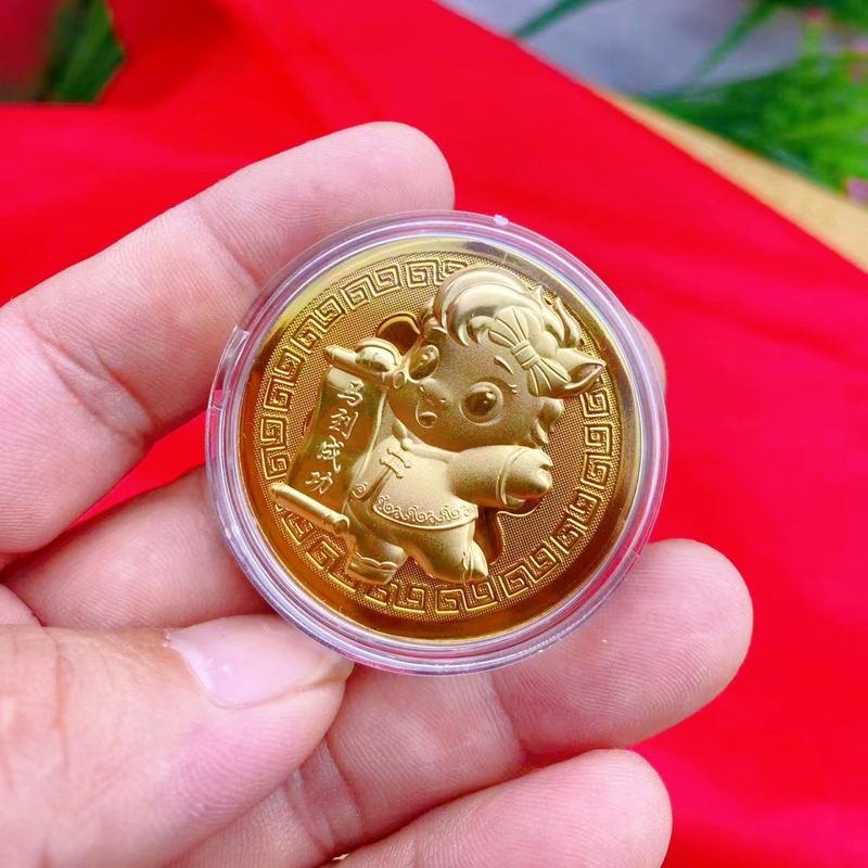 2026马年新春贺岁金箔金币生肖马纪念币百元红包开门红会销送礼品|undefined