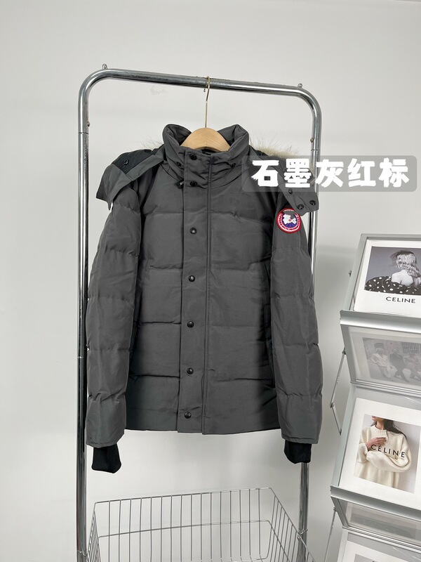工厂直销外贸大鹅羽绒服29款加拿大Wyndhaw男派克服带狼毛领远征|undefined