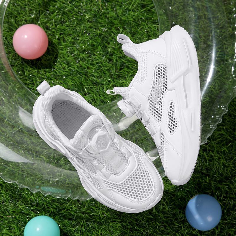 Zapatos para niños, zapatillas negras, niños 2025, nuevos zapatos para niñas, modelos de primavera y verano, zapatillas ligeras para niños de mediana edad