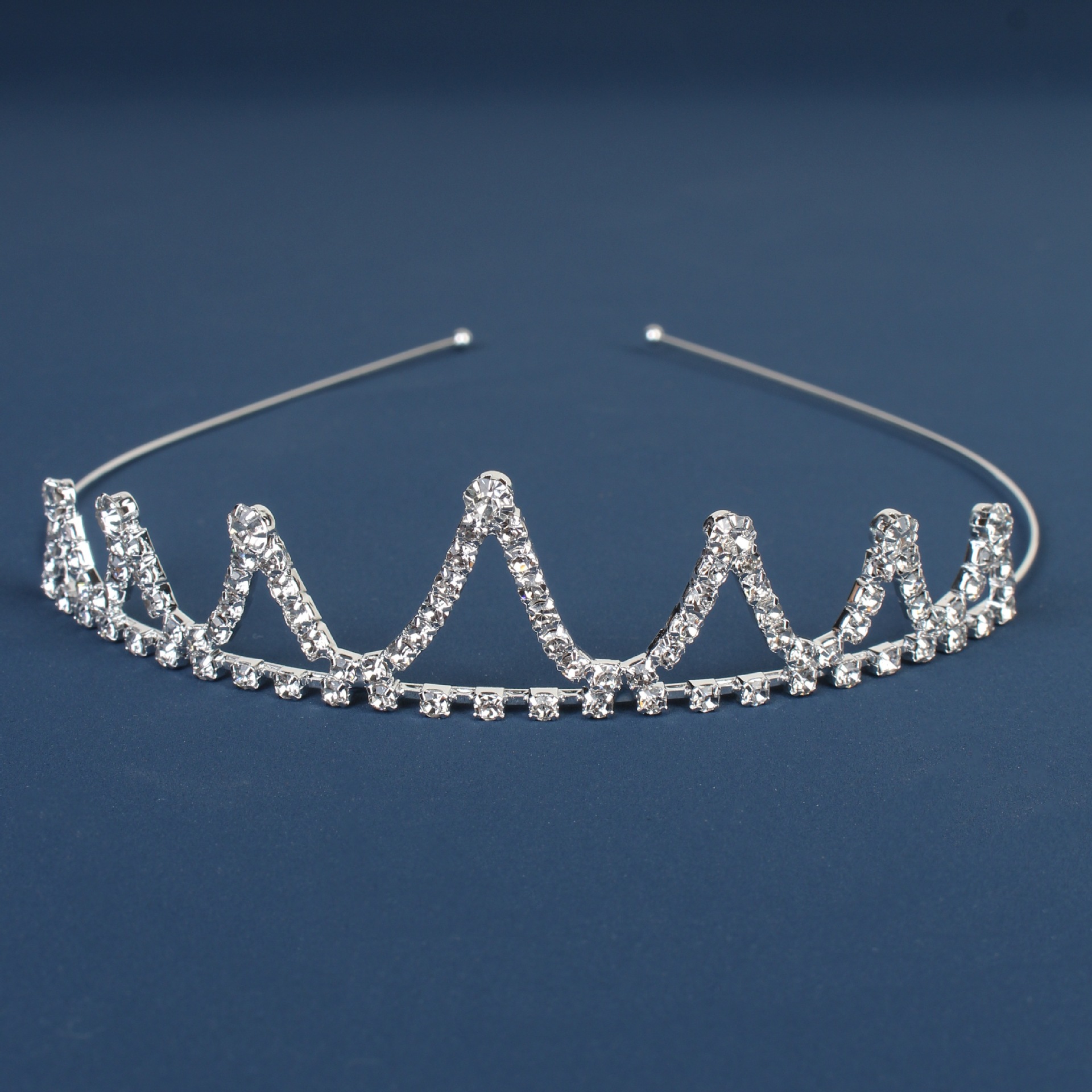 Fabricante recomendar estilo coreano niños diadema nupcial rhinestone tocado estilo coreano vestido de boda garra cadena Accesorios al por mayor