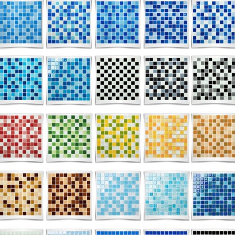 Swimming pool crystal glass mosaic tiles for pools, bathrooms, and toilets Swimming pool crystal glass mosaic tiles for pools, bathrooms, and toilets