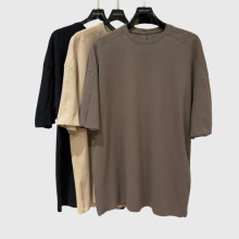 SUBHUMAN男款丨经典基础款大牌极简男女同款立体裁剪高奢圆领T恤