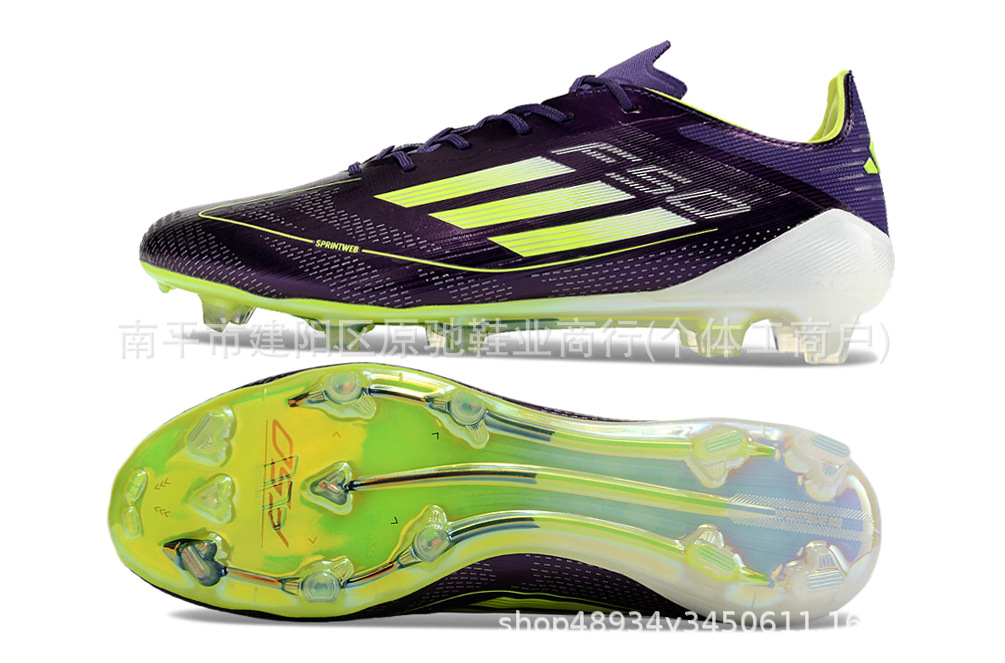 Fábrica de Putian al por mayor F50 zapatos de fútbol FG zapatos con lengua baja zapatos de fútbol hombres