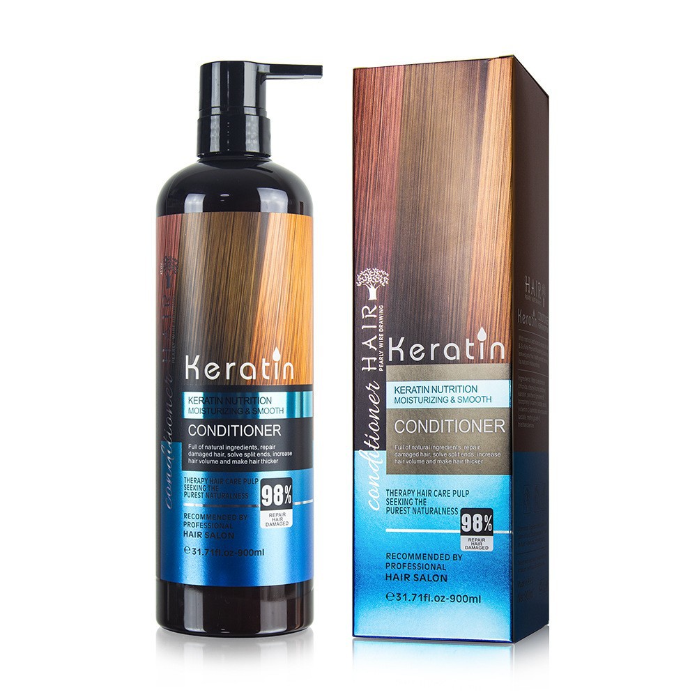 Comercio exterior Arganoil Cuidado Keratin Juego de cuidado de queratina Champú marroquí Acondicionador Mascarilla para el cabello