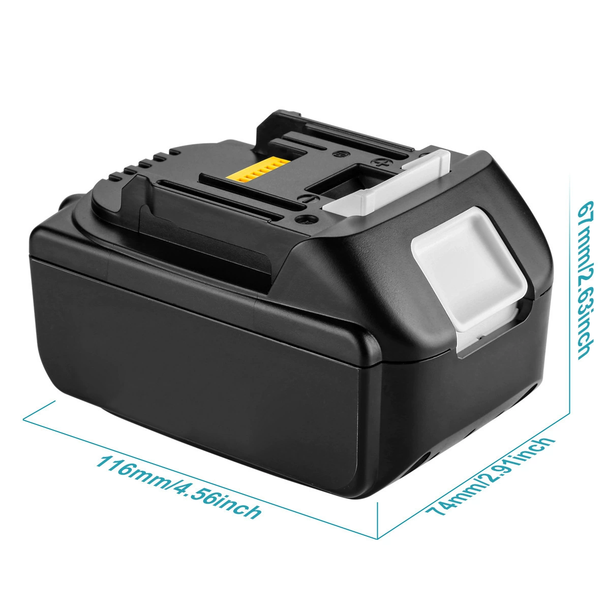 Compatible electric lithium battery, 1830b, 1860b, 18v
