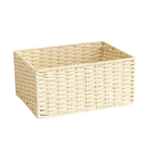 Storage boxes for miscellaneous items, cosmetic storage boxes, snack storage boxes, office coffee table storage baskets, wholesale