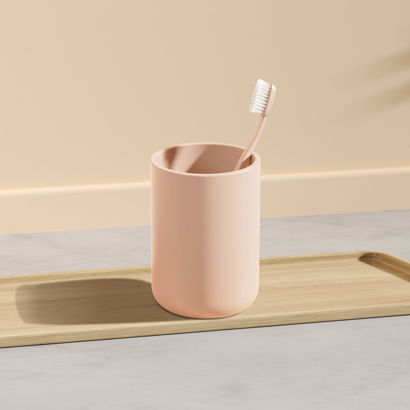 Soporte Magnético para Cepillo de Dientes y Vaso de Plástico ABS Sin Perforación para Baño