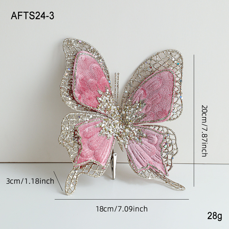 Mariposa rosa