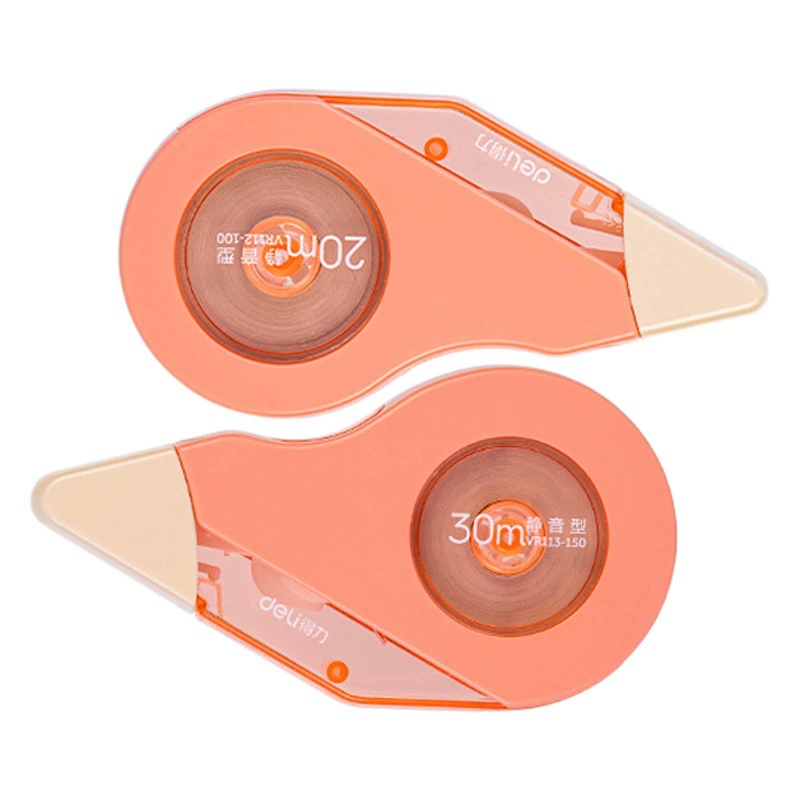 Корректирующая лента Deli Mute, устойчивая к падению, доступная по цене большая емкость, Студенческая Корректирующая лента, оптовая продажа, высокая цветовая ценность