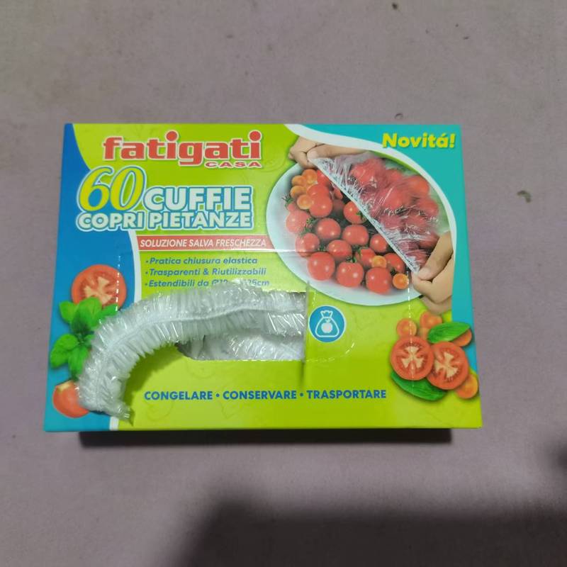 使い捨てラップフィルムカバー、外国貿易カスタム食品グレードの弾性口ラップフィルムカバー、キッチン専用家庭用|undefined