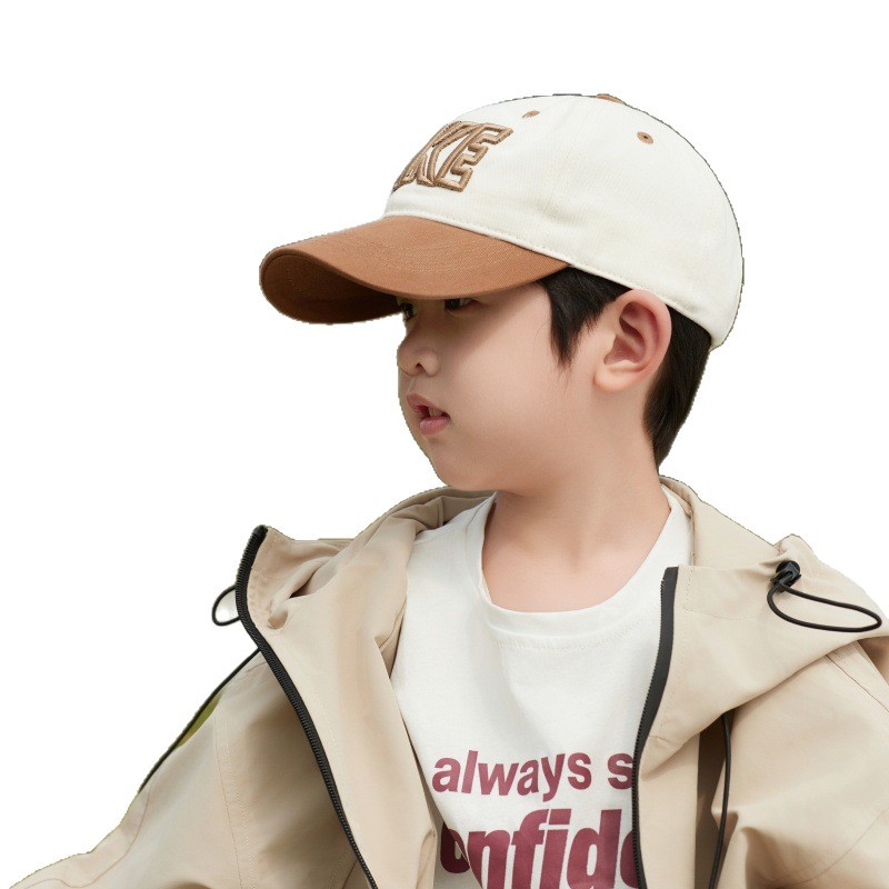 Kids Casual Sun Hat UPF 50+ Children's Summer Thin Breathable Mesh Baseball Cap, Unisex Baby Korean Style Letter Sun Protection Cap_voghion.com