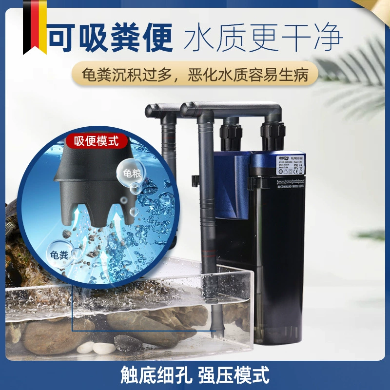 AMTRA Germany EX650 фильтр для аквариума настенный, тихий, низкий уровень воды, очиститель воды, внешний баррельный фильтр, система циркуляции