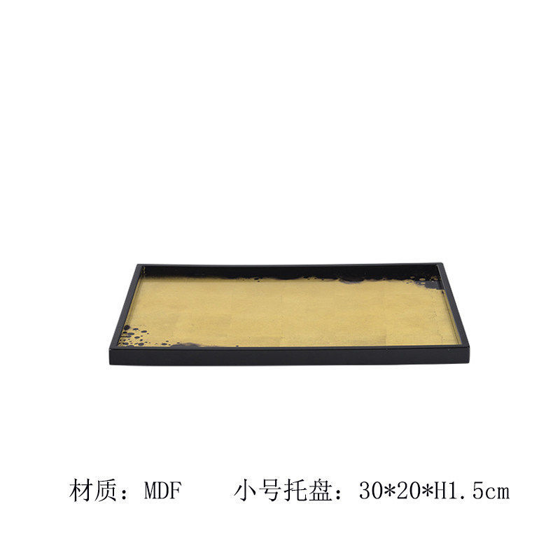 India importa simple estilo europeo de aluminio martillo plateado bandeja rectangular decoración de mesa de té de sala de estar bandeja de almacenamiento decoración image 28