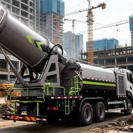 多功能抑尘车 市政道路工地扬尘治理喷雾降尘设备