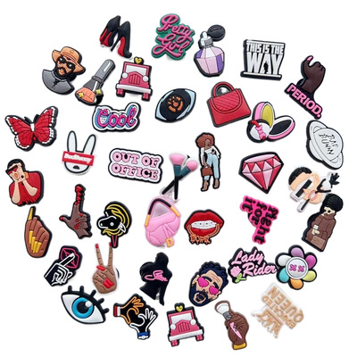 Crocs Shoeshine Buckles Garden shoes Shoes Accessories croc Cartoon diy decorate accessories parts