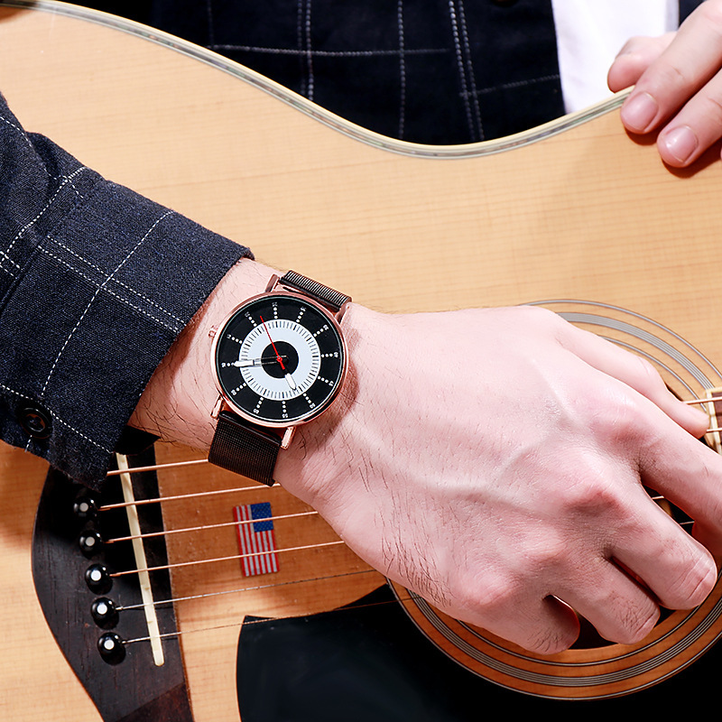 Men's Quartz Watch Ultra-thin Luminous Belt Men's Analog Clock_voghion.com