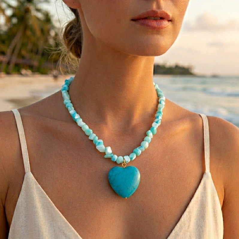 New Exquisite Accessories: Deep-sea Shell Accessories, Turquoise Pendants, Pearl Necklaces For Womens,hypoallergenic_voghion.com