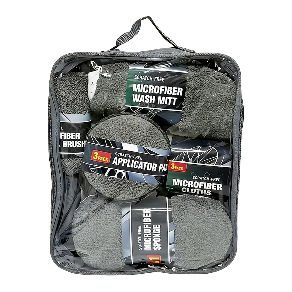Dingzhi – Car cleaning tools Kit Car - gray-oxford-cloth-version-9-piece-set