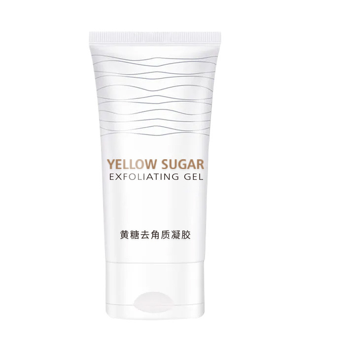 Shake Sonido Explosivo Qi Se Azúcar Amarillo Gel exfoliante facial suave de limpieza profunda poros brillante piel gel fabricante image 6