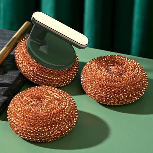 Pot brush artifact pot brush is not easy to damage the pot, brush dishes, wash pots, wash dishes, clean steel wire balls, kitchen household multi-function