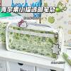 Green apple transparent pencil case (just a pencil case)