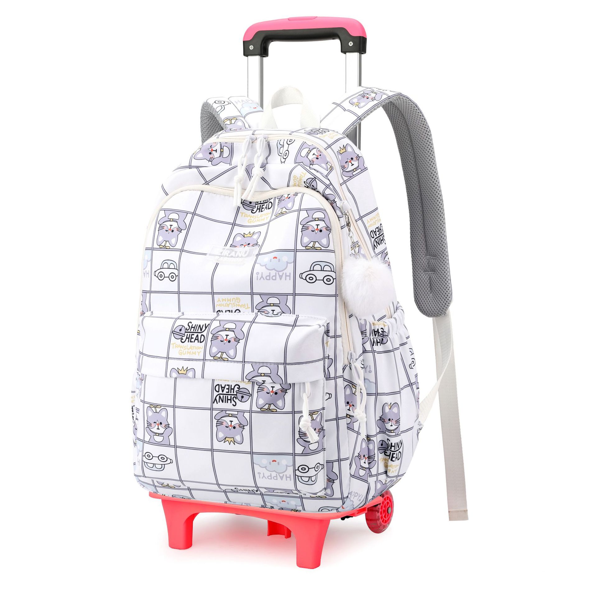 Mochila de pescado natural 3 - 6 grados mochila de escolares de la escuela primaria gran capacidad de doble uso mochila de la escuela secundaria