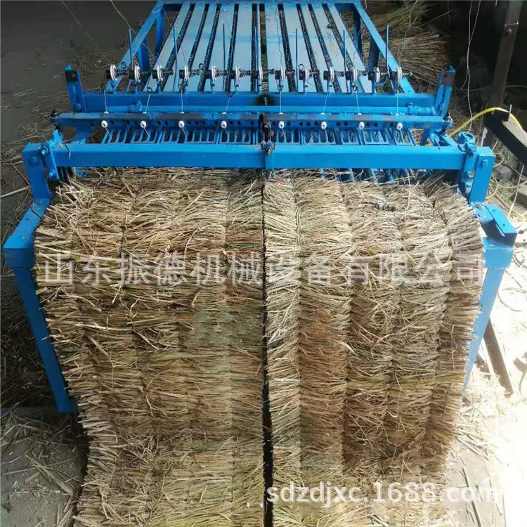 保温大棚草帘机 多功能电动草毡机 沙漠防风沙草帘机生产厂家