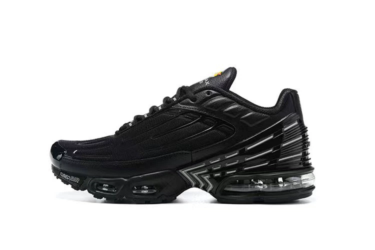 Кроссовки Putian Shoes 2102 Air Max Plus III мужские и женские, TN 3, двухцветная прострочка, воздушная амортизация для бега