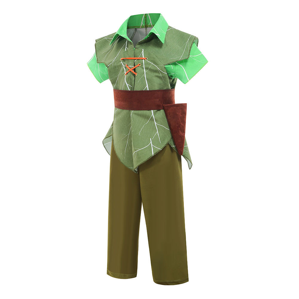 Green Elf Little Flying Peter Pan Show Peter Pan Christmas Children's Party Boy dressing 4
