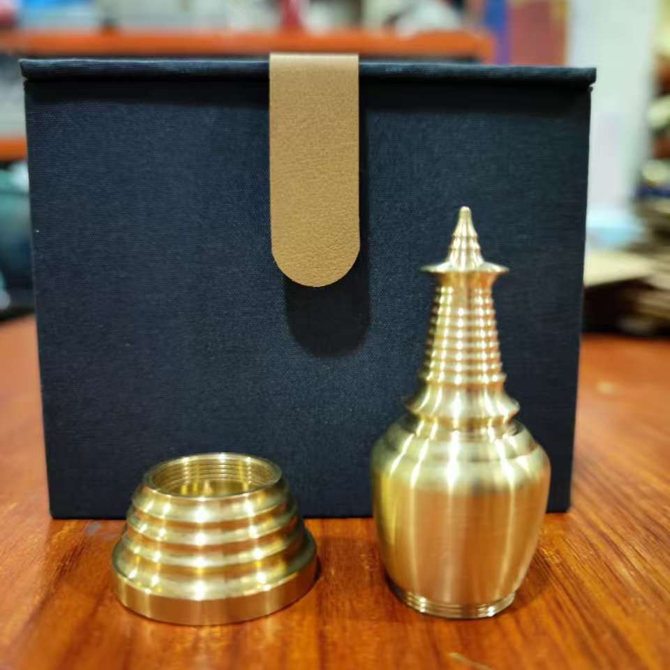 8.5cm all brass white tower