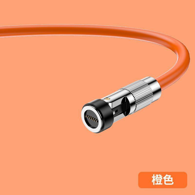 Tipo-c de carga rápido del cable de datos magnético codo de carga del cable tres-en-uno para el teléfono móvil de Apple Android