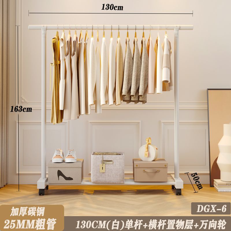 튜브 25개(흰색)-130cm 단일 극 + 바퀴✦