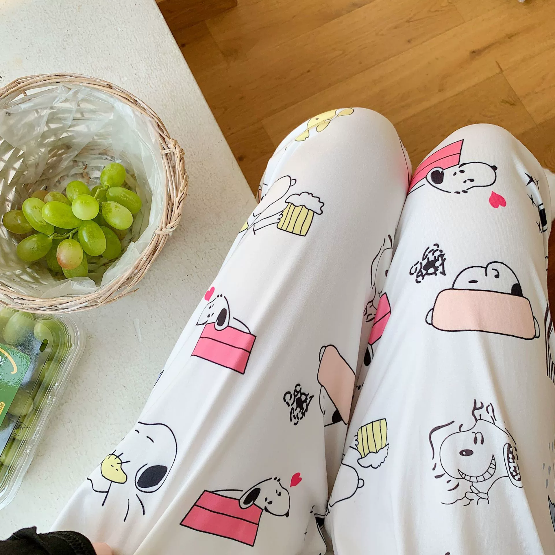 Nuby, осенне-зимние брюки с рисунком для отдыха, корейский стиль, свободный крой