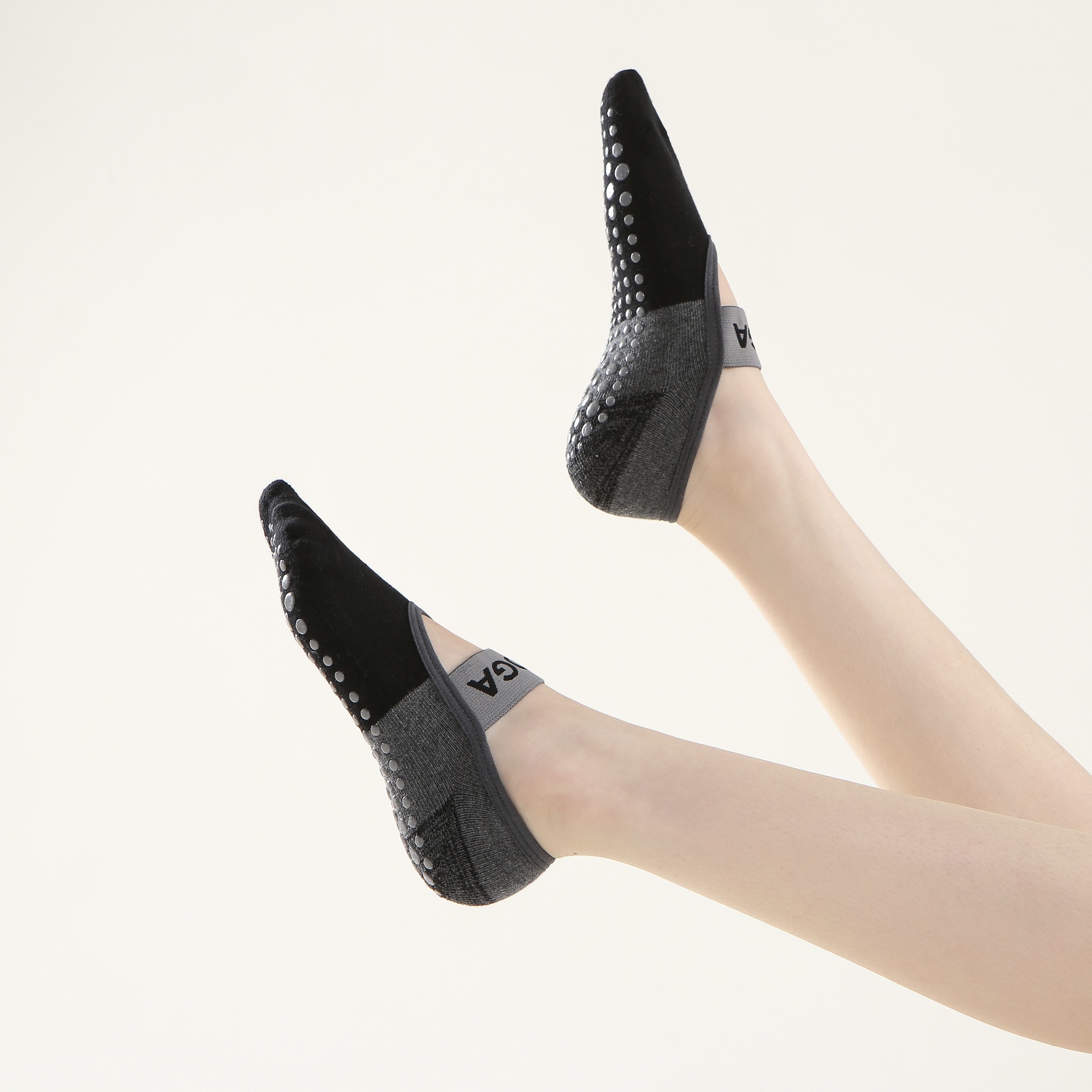 Autumn And Winter Style Towel Bottom Thickened Backless YOGABar Dispensing Anti-slip Yoga Socks Indoor Floor Dance Socks