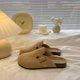 Birkenth Shoes Women's Wholesale New Spring and Summer Thick-soled All-match Birkenth Baotou Half Slippers Outer Wear Slip-on Lazy Shoes