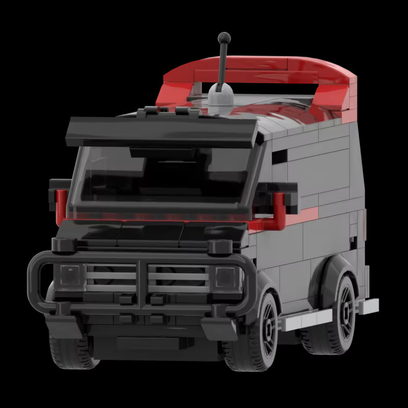 MOC A-Team車両特捜隊自動車玩具模型警察部門建築セット玩具プレゼント|undefined
