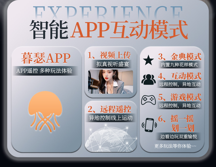 Jiuai Men’s Masturbation Cup Half-Body Doll TPE Vibrating App-Controlled Warming — detail image 11