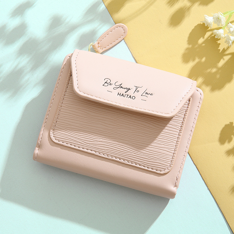 Nueva cartera de las mujeres de costura corta patrón titular de la tarjeta 2023 verano simple transfronteriza monedero fuente fabricante