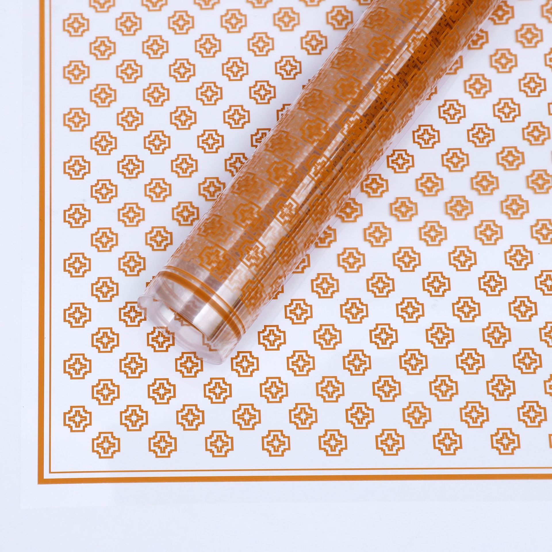 Flor fiesta fábrica al por mayor nuevo paquete de impresión completa de papel de vidrio flor caja de regalo de embalaje florista ramo de flores papel de embalaje flor