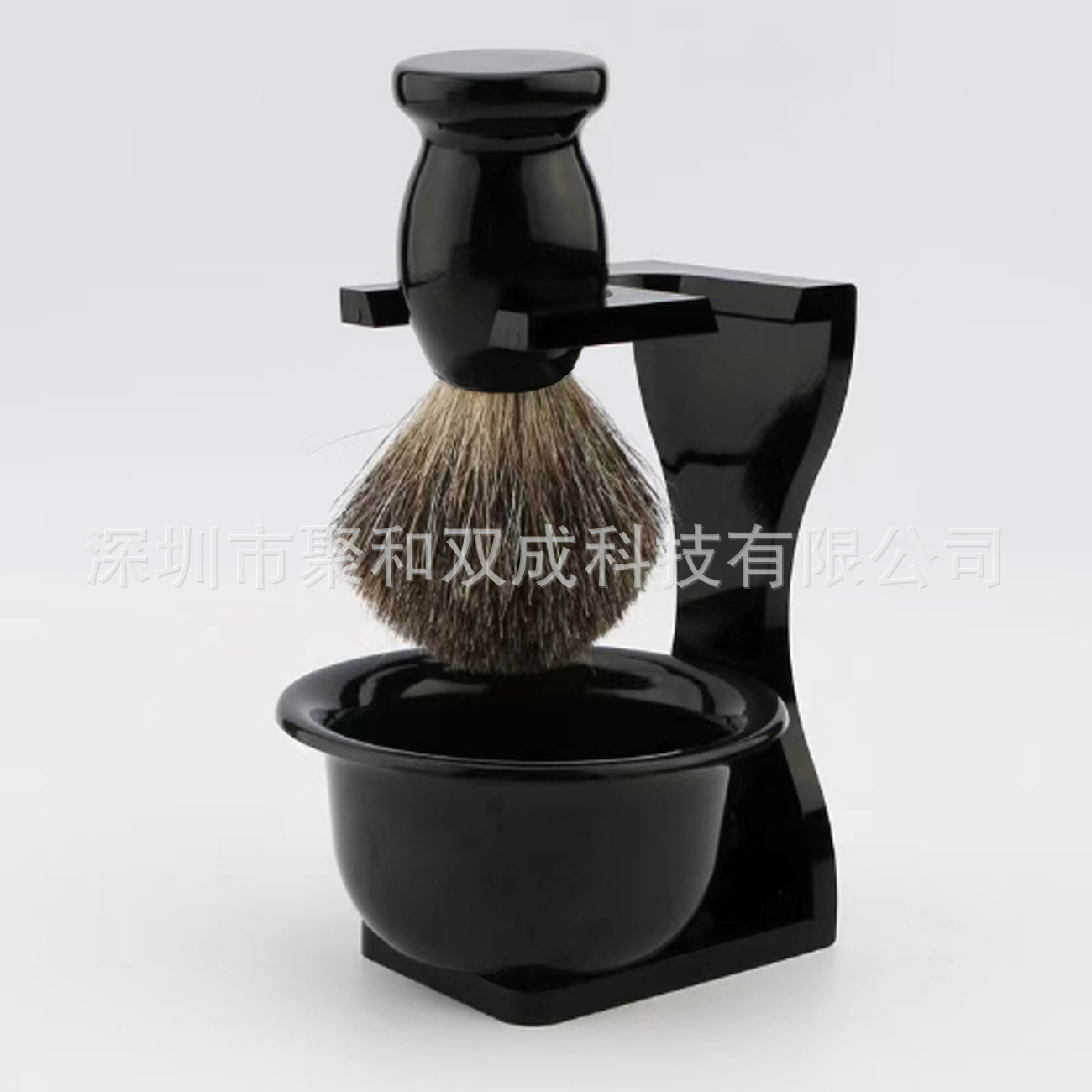 Brush, shaving foam, set, 3 pieces