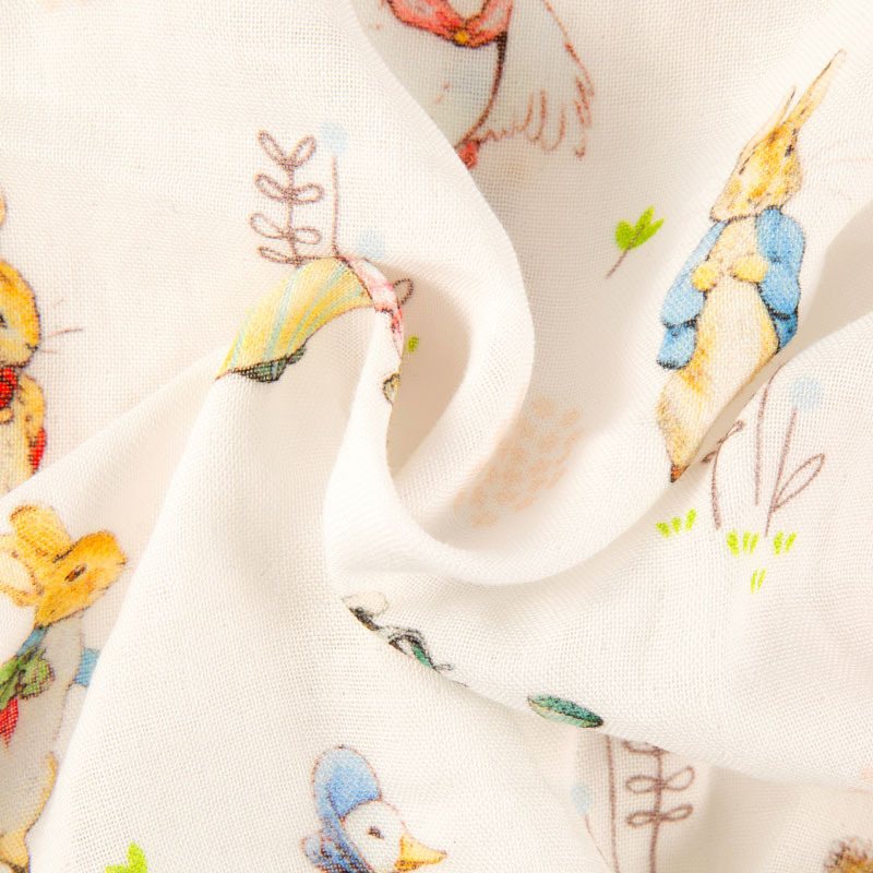 Muselina recién nacido vaina ropa recién nacido primavera y verano bambú algodón doble capa hilo bebé mameluco mono mameluco ropa